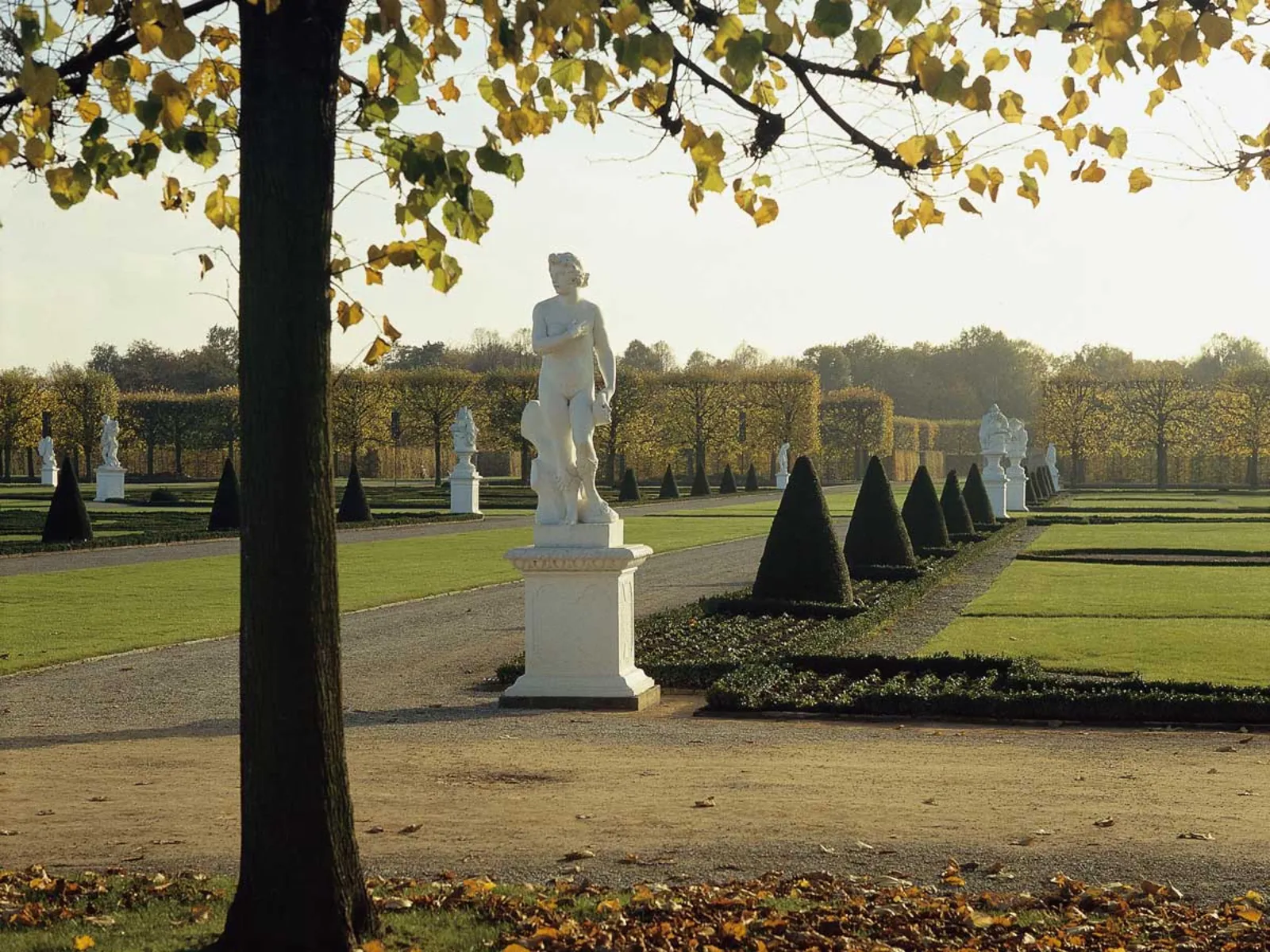 Parterre im Herbst
