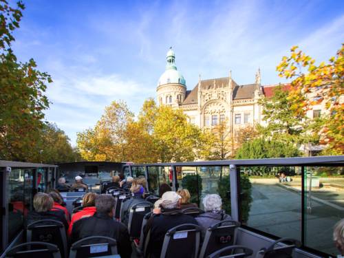 Fahrt im Doppeldecker-Bus