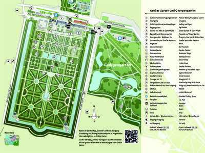 Karte Großer Garten