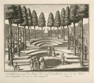 Gartentheater um 1735