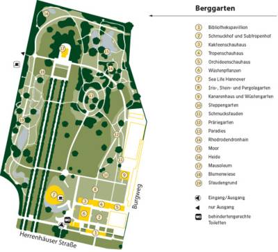 Berggarten-Plan