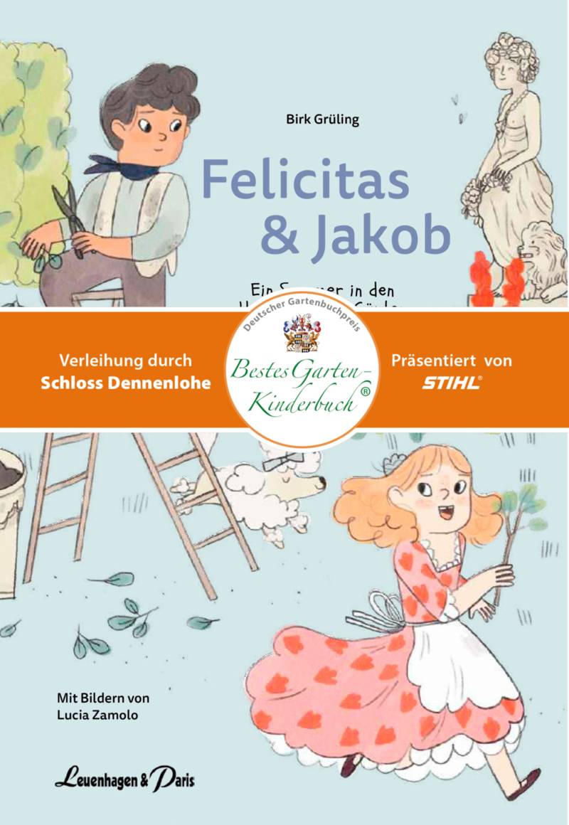 Banderole für das Kinderbuch"Felicitas & Jakob"