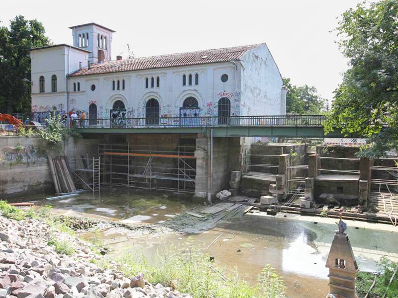 Wasserkunst-Baustelle