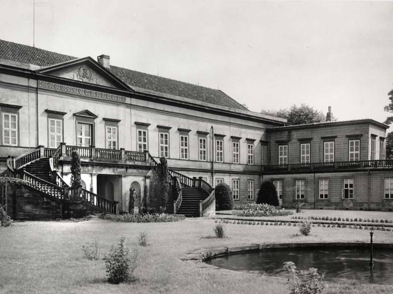 Gartenhof-Ansicht vor der Zerstörung