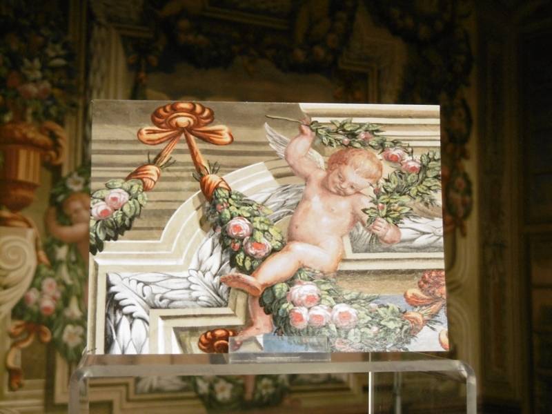 Haftzettelblock ‚Putten in der Galerie‘ 3,00 €