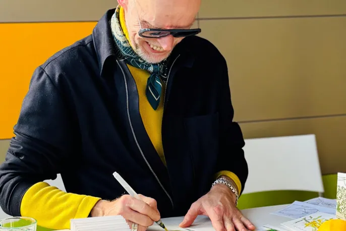 Claus Dorsch zeichnet