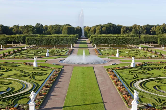 Das Parterre im Großen Garten