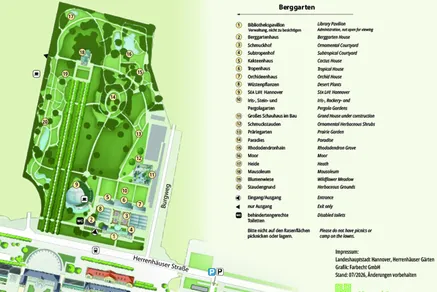 Berggarten-Plan