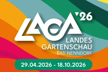 Motiv der Landesgartenschau 2026