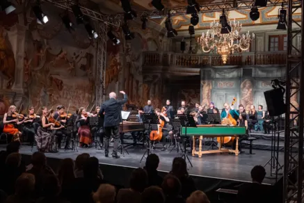 Orchester in der Galerie