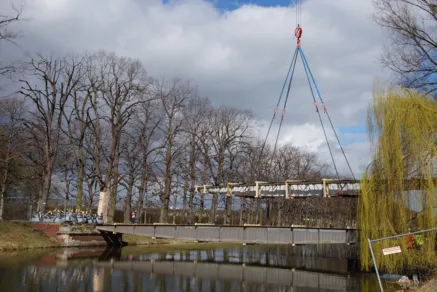 Abbau der Friederikenbrücke