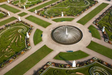 Parterre von oben