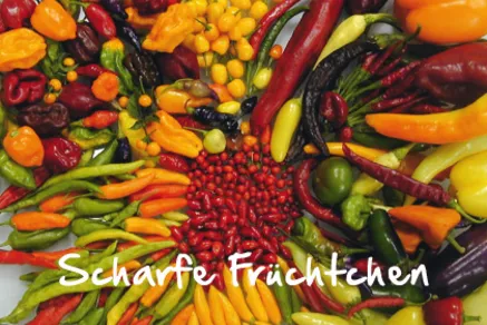 Postkarte Scharfe Früchtchen