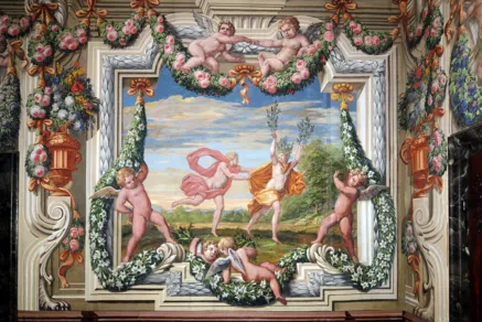 Puttenmotiv Frühlingszimmer