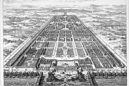 Lithographie des Großen Gartens