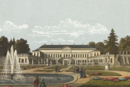 Schloss Herrenhausen Lithographie