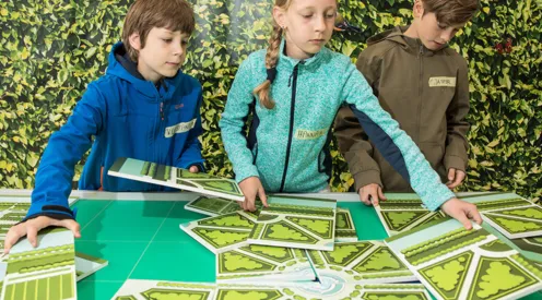 Von links: Konstantin, Hannah und Jasper