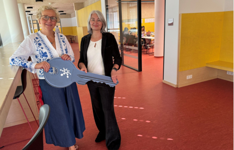 Einweihung des neuen Standortes der Alice-Salomon-Schule an der Freundallee.