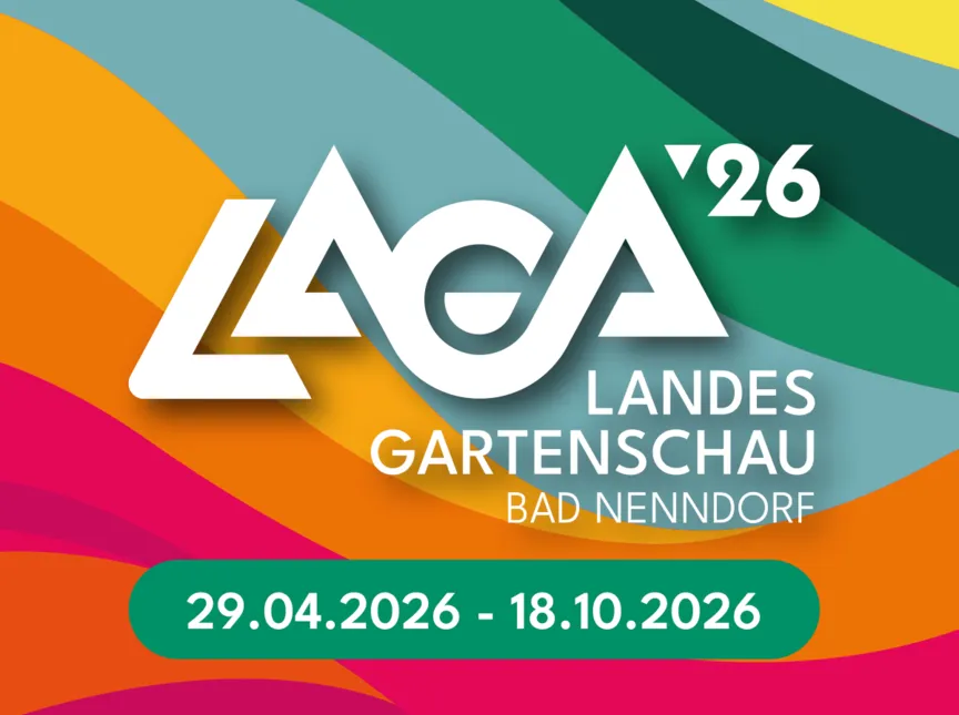 Motiv der Landesgartenschau 2026