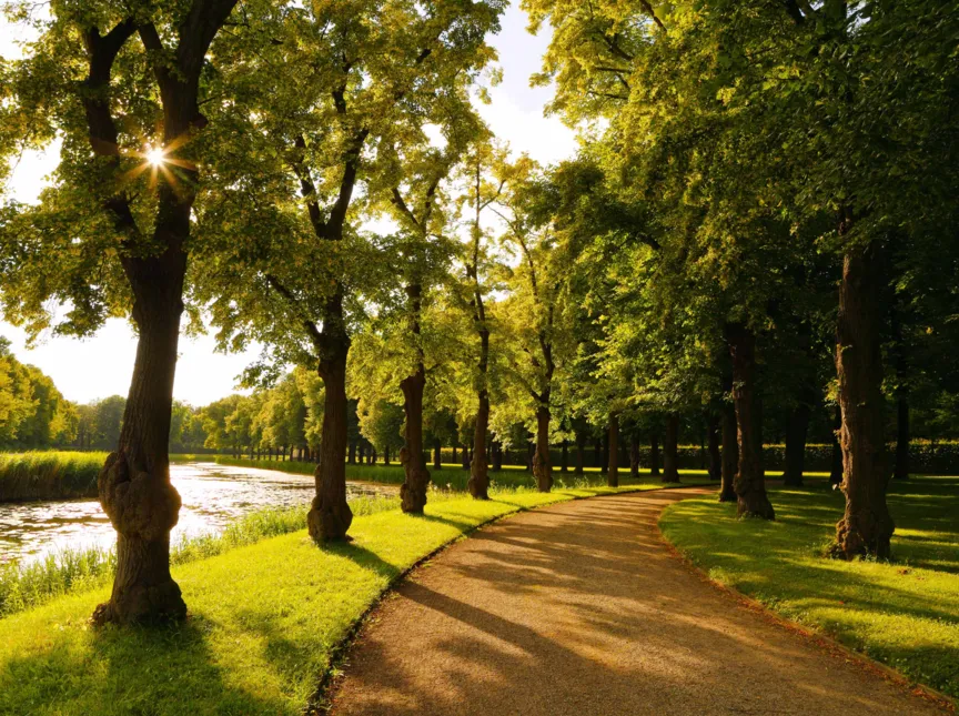 Allee an der Graft