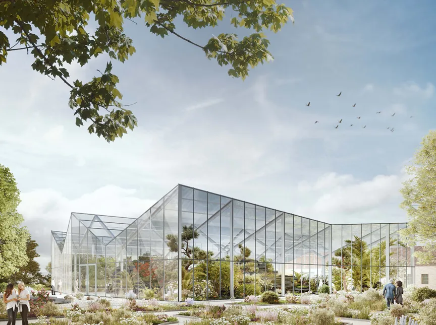 Ein neues Schauhaus für den Berggarten