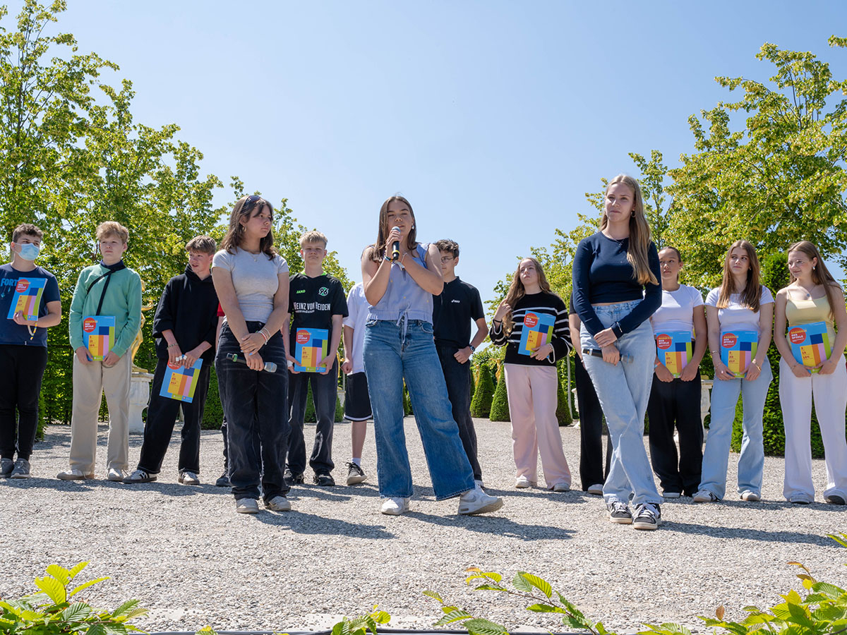 Der Workshop "Das Magazin" erstellte ein Journal zur Akademie