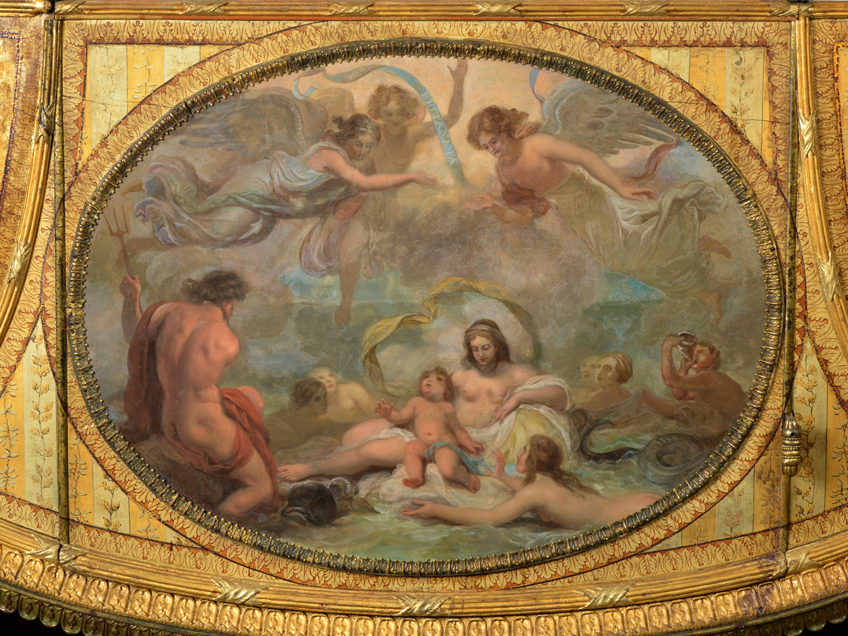 Malerei auf der Goldenen Kutsche